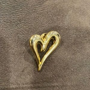 Vintage heart pin